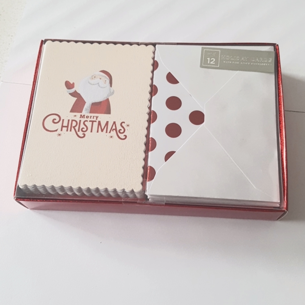 🎅🏼2/26$ 24 pcs Merry Christmas Cards and Envelopes 3.5" x 4.9" In.